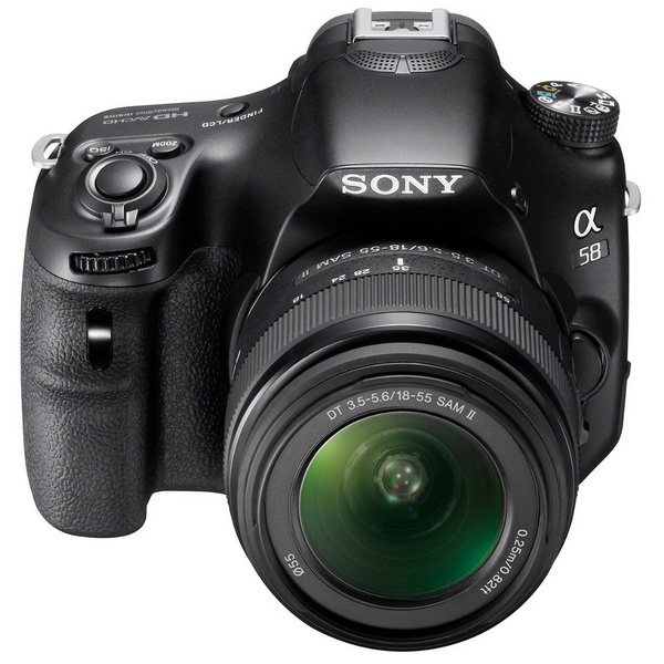 Sony Alpha a58 DSLR Camera for Beginners front top