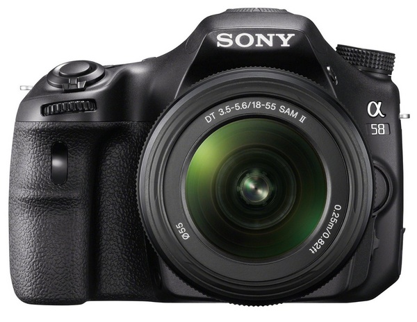 Sony Alpha a58 DSLR Camera for Beginners front