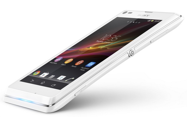 Sony Xperia L Stylish Entry-level Android Smartphone angle