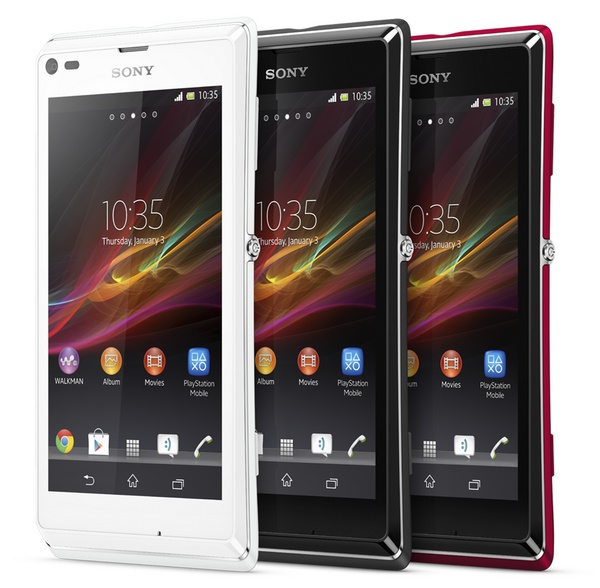 Sony Xperia L Stylish Entry-level Android Smartphone colors