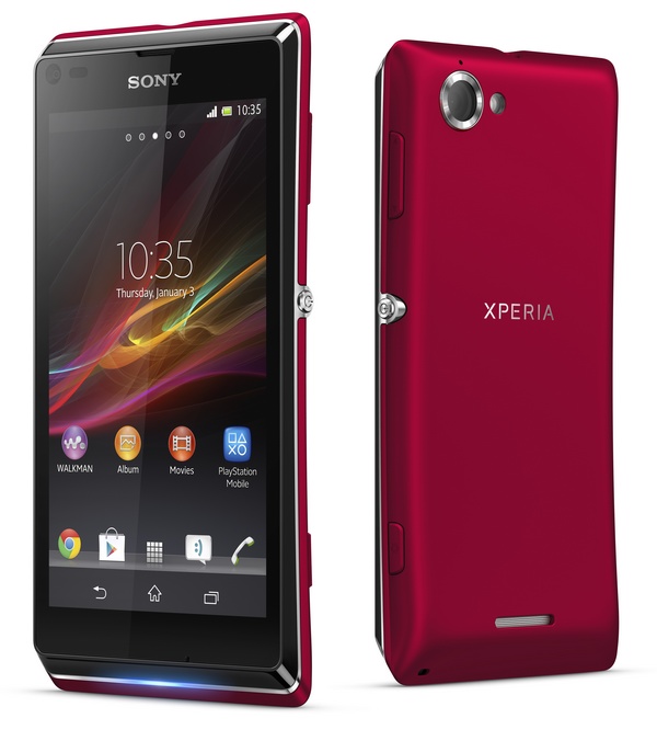 Sony Xperia L Stylish Entry-level Android Smartphone red