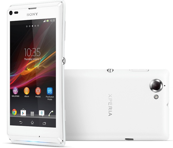 Sony Xperia L Stylish Entry-level Android Smartphone white