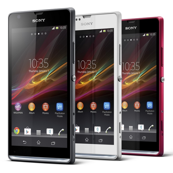 Sony Xperia SP Mid-range Smartphone colors