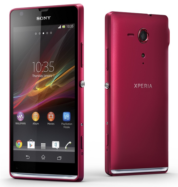 Sony Xperia SP Mid-range Smartphone red