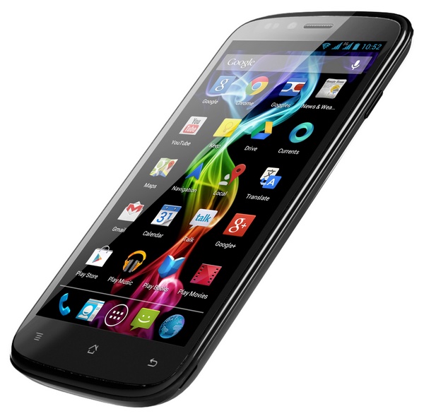 Archos 50 Platinum Android smartphone angle