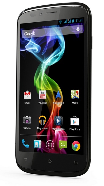 Archos 53 Platinum Android smartphone angle 1