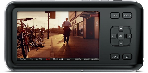 Blackmagic Pocket Cinema Camera uses Micro Four Thirds Mount back