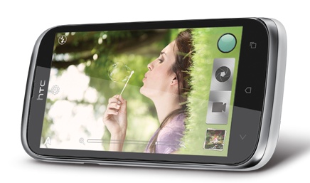 HTC Desire V Entry-level Dual-SIM Smartphone landscape