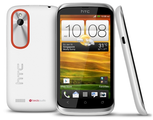 HTC Desire V Entry-level Dual-SIM Smartphone white