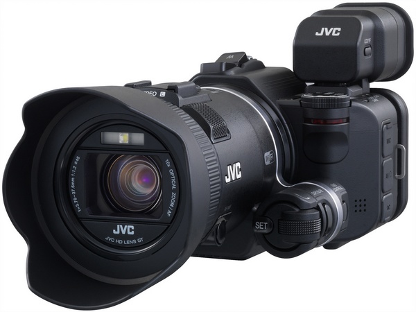 JVC Procison GC-PX100 Camcorder captures Fast-moving Actions angle
