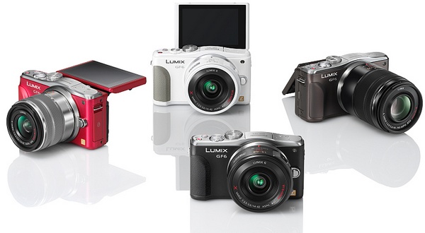 Panasonic LUMIX DMC-GF6 Micro Four Thirds Mirrorless Camera with WiFi and NFC colors