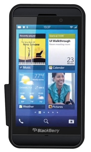 PowerSkin BC01BYB101-BK Battery Case for BlackBerry Z10 front