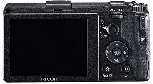 Ricoh GR Premium Compact Camera with APS-C Sensor back