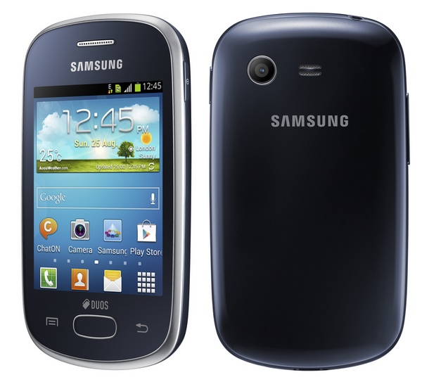 Samsung Galaxy Star Dual SIM Android phone blue