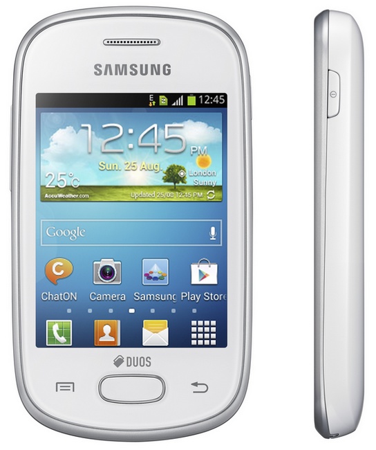 Samsung Galaxy Star Dual SIM Android phone white