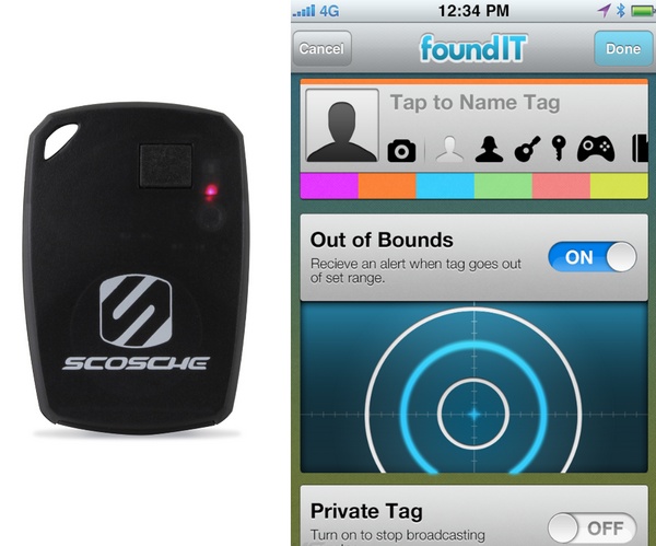 Scosche foundIT Wireless Item Locator app