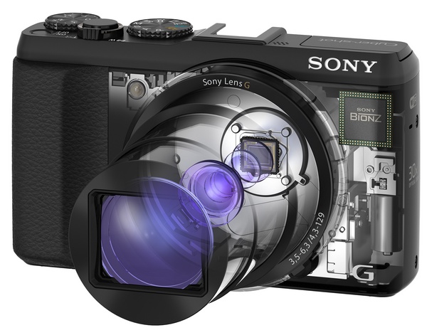 Sony Cyber-shot HX50V is the World's Smallest and Lightest 30x Zoom Camera see through