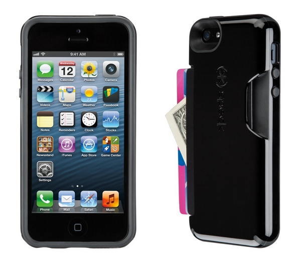 Speck CandyShell Card for iPhone 5 black