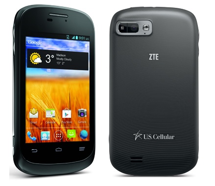 US Cellular ZTE Director Affordable Smartphone back