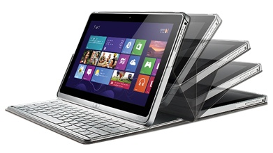 Acer Aspire P3 Ultrabook Convertible folding