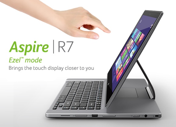 Acer Aspire R7 Notebook with Flexible Ezel Hinge 3