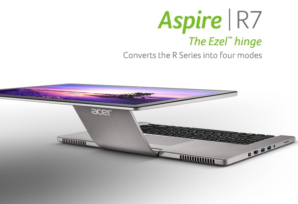 Acer Aspire R7 Notebook with Flexible Ezel Hinge 4