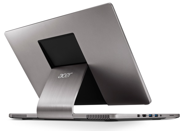 Acer Aspire R7 Notebook with Flexible Ezel Hinge back