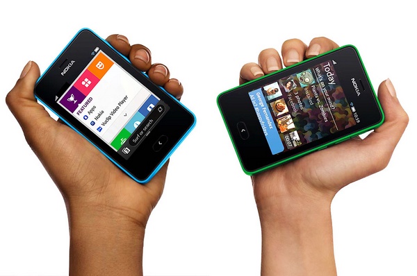 Nokia Asha 501 Feature Phone runs on Asha Platform on hand