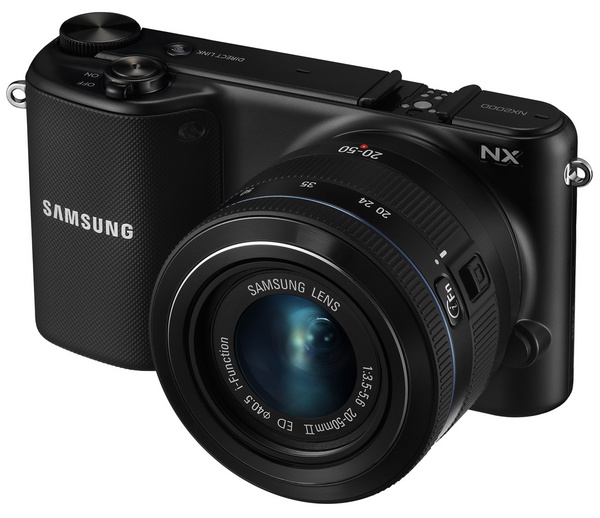 Samsung NX2000 SMART Mirrorless Camera wifi nfc black