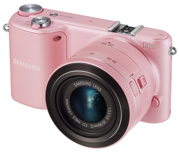 Samsung NX2000 SMART Mirrorless Camera wifi nfc pink