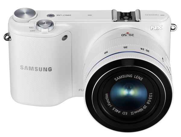 Samsung NX2000 SMART Mirrorless Camera wifi nfc white