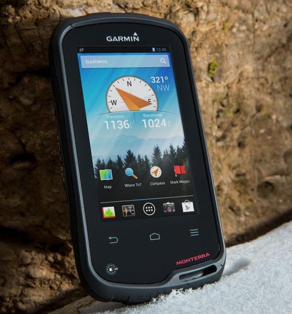 Garmin Monterra Outdoor Handheld GPS Device runs Android and gets WiFi 1