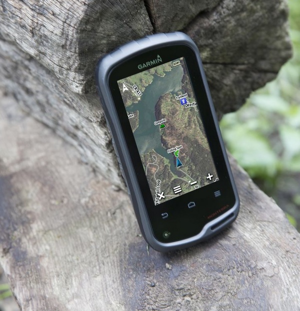 Garmin Monterra Outdoor Handheld GPS Device runs Android and gets WiFi in use