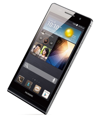 Huawei Ascend P6 ultra slim smartphone black