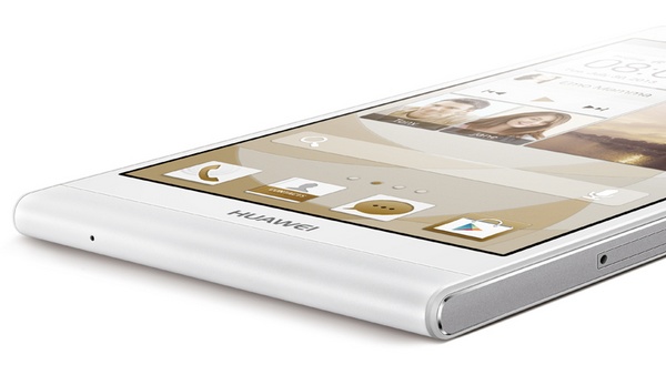 Huawei Ascend P6 ultra slim smartphone bottom