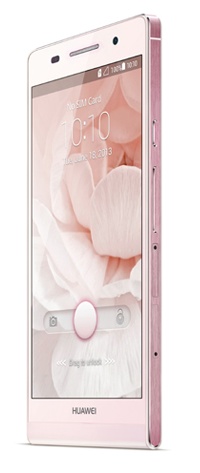 Huawei Ascend P6 ultra slim smartphone pink 2