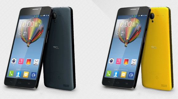 TCL Idol X S950 Smartphone blue yellow