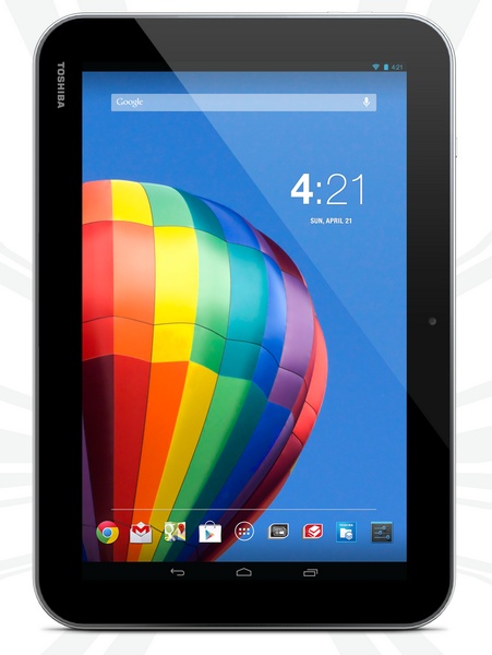 Toshiba Excite Pure 10.1-inch Android Tablet portrait
