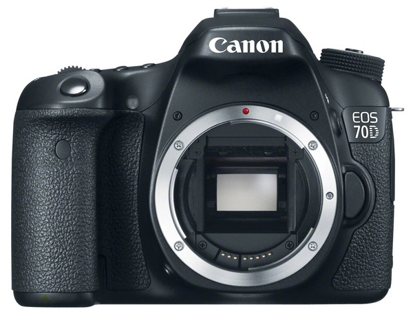 Canon EOS 70D DSLR with Dual Pixel CMOS AF no lens