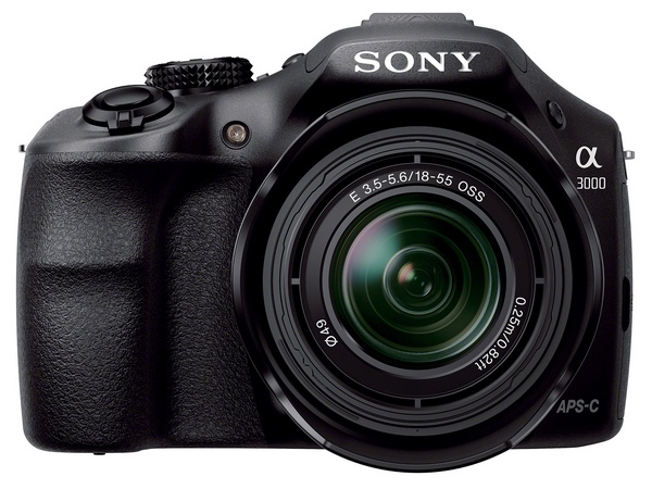 Sony Alpha A3000 DSLR-Style Mirrorless Camera front