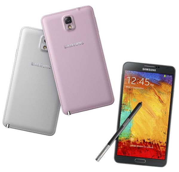 Samsung Galaxy Note 3 colors