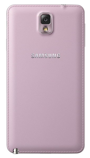 Samsung Galaxy Note 3 pink back